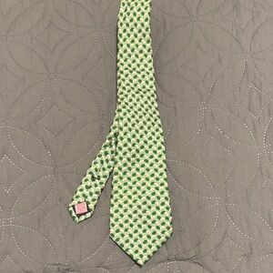 Vineyard Vines Green Football   Tie